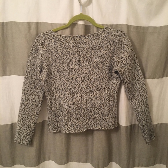 J Crew Crop Grey Sweater - Picture 3 of 3